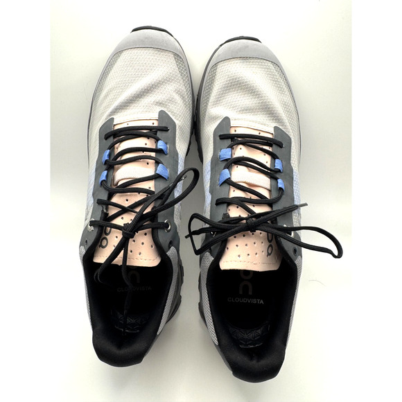 On Running Athletic Shoes in Gray and Blue - Picture 4 of 16